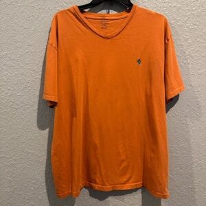 Polo Mens Short Sleeve V Neck Polo T Shirt - Size L